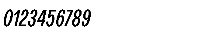 R41 Recta Condensed Medium Ital Font OTHER CHARS