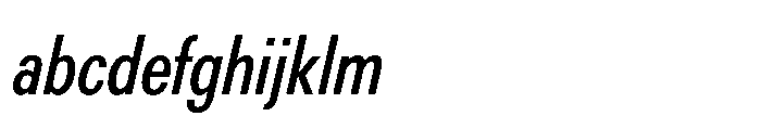 R41 Recta Condensed Medium Ital FONT