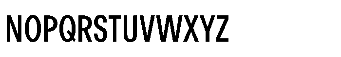 R41 Recta Condensed Medium Font UPPERCASE