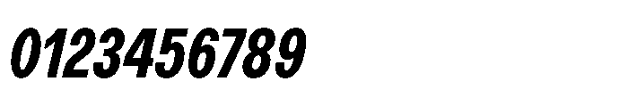 R41 Recta Condensed XBold Ital Font OTHER CHARS