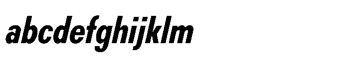 R41 Recta Condensed XBold Ital FONT