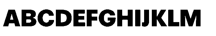 R41 Recta Heavy Font UPPERCASE
