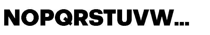 R41 Recta Heavy Font UPPERCASE
