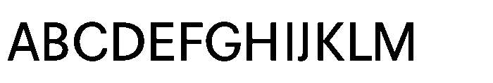 R41 Recta Regular Font UPPERCASE