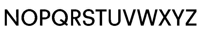 R41 Recta Regular Font UPPERCASE