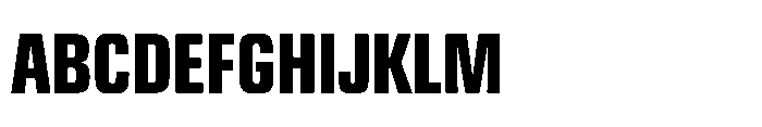 R41 Roboticon Bold Condensed Font UPPERCASE