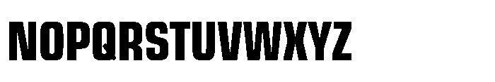 R41 Roboticon Bold Condensed Font UPPERCASE