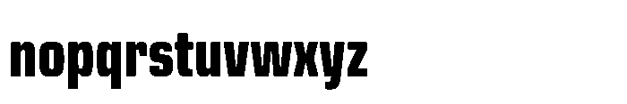 R41 Roboticon Bold Condensed Font LOWERCASE