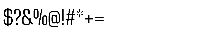 R41 Roboticon Condensed Font OTHER CHARS