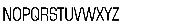 R41 Roboticon Condensed Font UPPERCASE