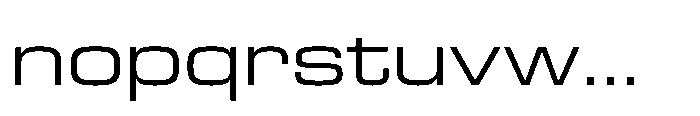 R41 Roboticon Extended Font LOWERCASE