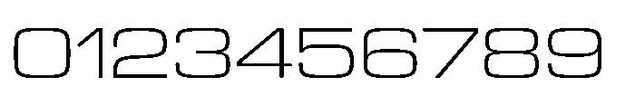 R41 Roboticon Light Extended Font OTHER CHARS
