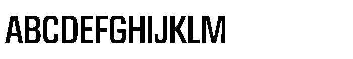 R41 Roboticon Medium Condensed Font UPPERCASE