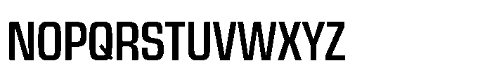 R41 Roboticon Medium Condensed Font UPPERCASE