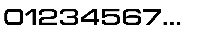 R41 Roboticon Medium Extended Font OTHER CHARS