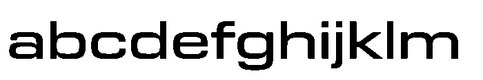 R41 Roboticon Medium Extended FONT