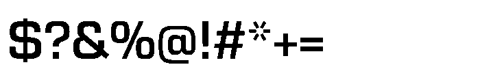 R41 Roboticon Medium Font OTHER CHARS