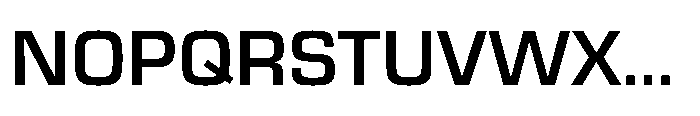 R41 Roboticon Medium Font UPPERCASE