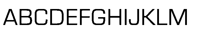 R41 Roboticon Regular Font UPPERCASE