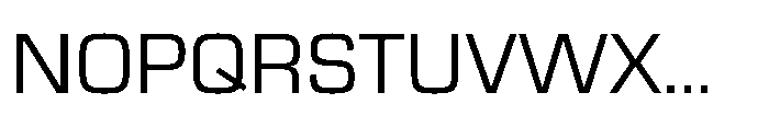 R41 Roboticon Regular Font UPPERCASE