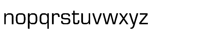 R41 Roboticon Regular Font LOWERCASE