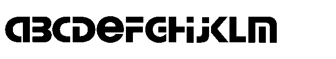 R41 Stop Lowercase FONT