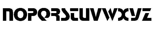 R41 Stop Lowercase Font LOWERCASE