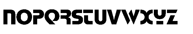 R41 Stop Rounder Font LOWERCASE