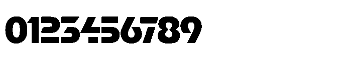R41 Stop Uppercase Font OTHER CHARS