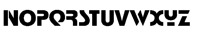 R41 Stop Uppercase Font UPPERCASE