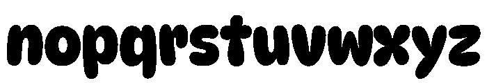 Ravals Bold Font LOWERCASE