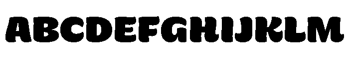 Ravals Extra Bold Font UPPERCASE