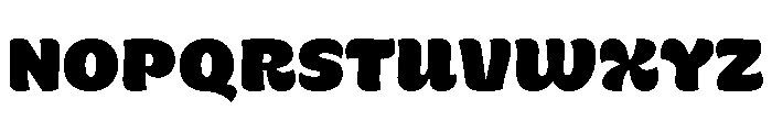 Ravals Extra Bold Font UPPERCASE