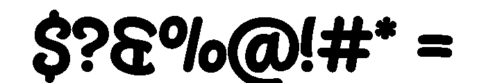 RACHY-Regular Font OTHER CHARS