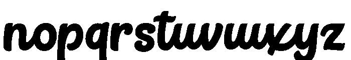 RACHY-Regular Font LOWERCASE
