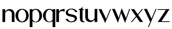 RAFFAS-Regular Font LOWERCASE