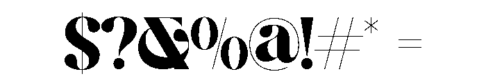 RAGIKA-Regular Font OTHER CHARS