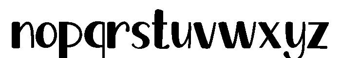 RALEMON-Regular Font LOWERCASE
