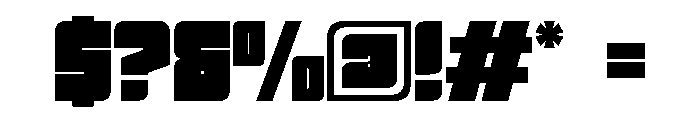 RANOVE Regular Font OTHER CHARS