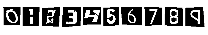 RANSOM Letters Font OTHER CHARS