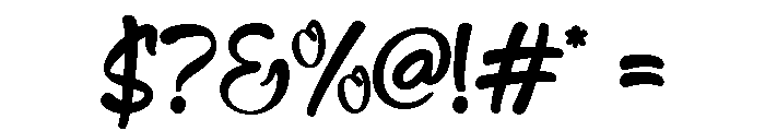 RAVEIL-Regular Font OTHER CHARS