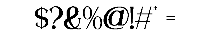 RAVELLA-Black Font OTHER CHARS