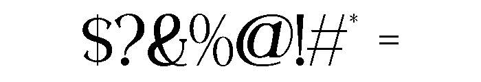 RAVELLA-Bold Font OTHER CHARS