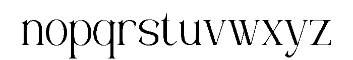RAVELLA Extra Light Font LOWERCASE