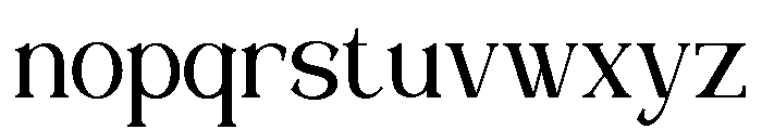 RAVELLA Semi Bold Font LOWERCASE