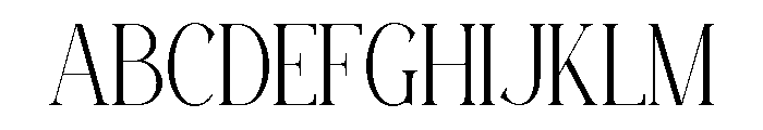 RAVELLA-Thin Font UPPERCASE
