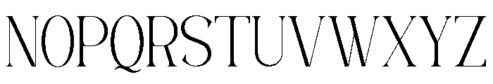 RAVELLA-Thin Font UPPERCASE
