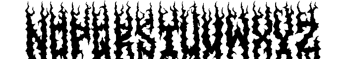 RAVENOUS Font UPPERCASE