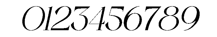 RAVENZA Italic Font OTHER CHARS