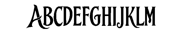 RAVONTE Font UPPERCASE